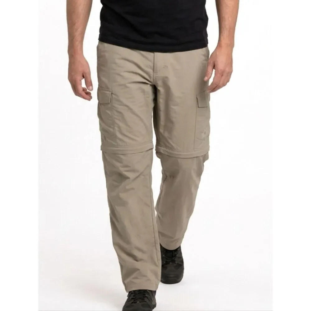 The North Face Khaki Convertible Outdoor Hiking Pants Size XXL
